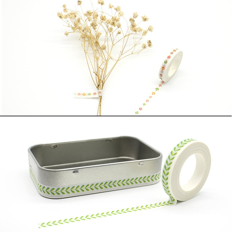 19 PCS 10m Creative Hand Tear Hand Painted Pattern Decorative Tape