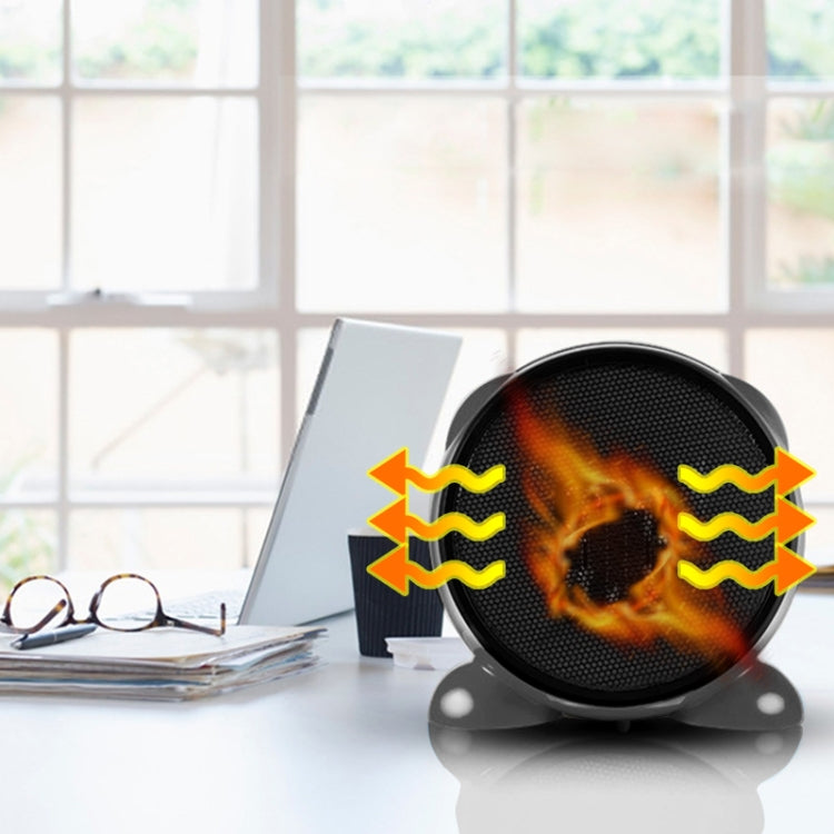 500W Mini Portable Desktop Handy Air Heater Warm Fan Blower Heater Radiator Warmer for Dormitory, Office, Home, AC