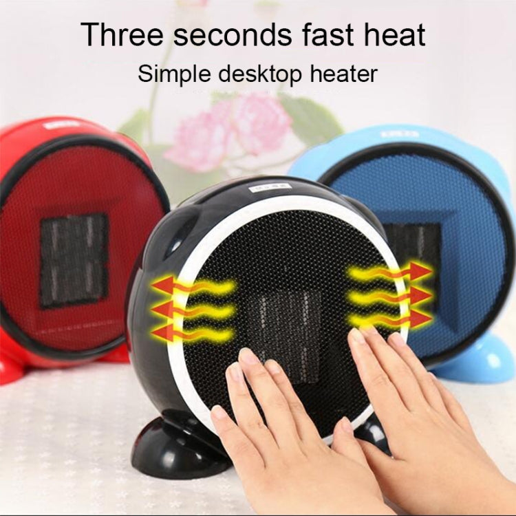 500W Mini Portable Desktop Handy Air Heater Warm Fan Blower Heater Radiator Warmer for Dormitory, Office, Home, AC