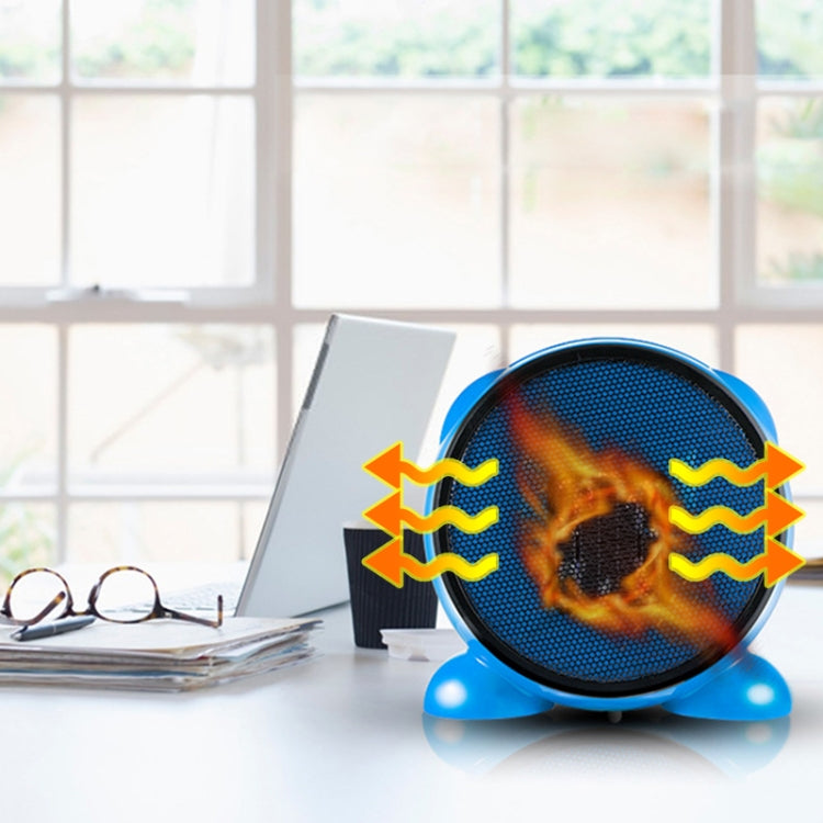 500W Mini Portable Desktop Handy Air Heater Warm Fan Blower Heater Radiator Warmer for Dormitory, Office, Home, AC