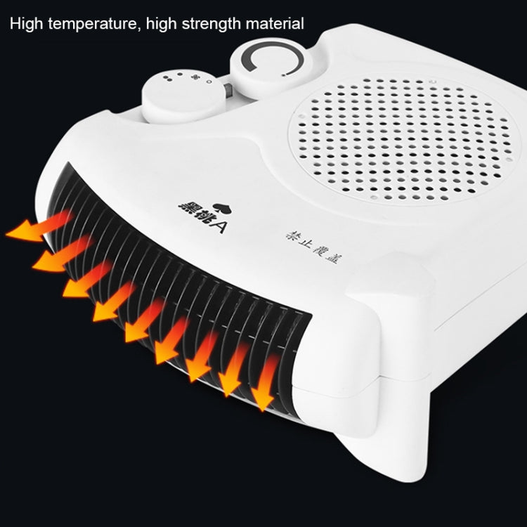 500-1000W Energy-saving Electric Fast Heating Warm Hand Small Air Conditioner Fan Heater with Three Gear for Office, Home, AC 220V US Plug