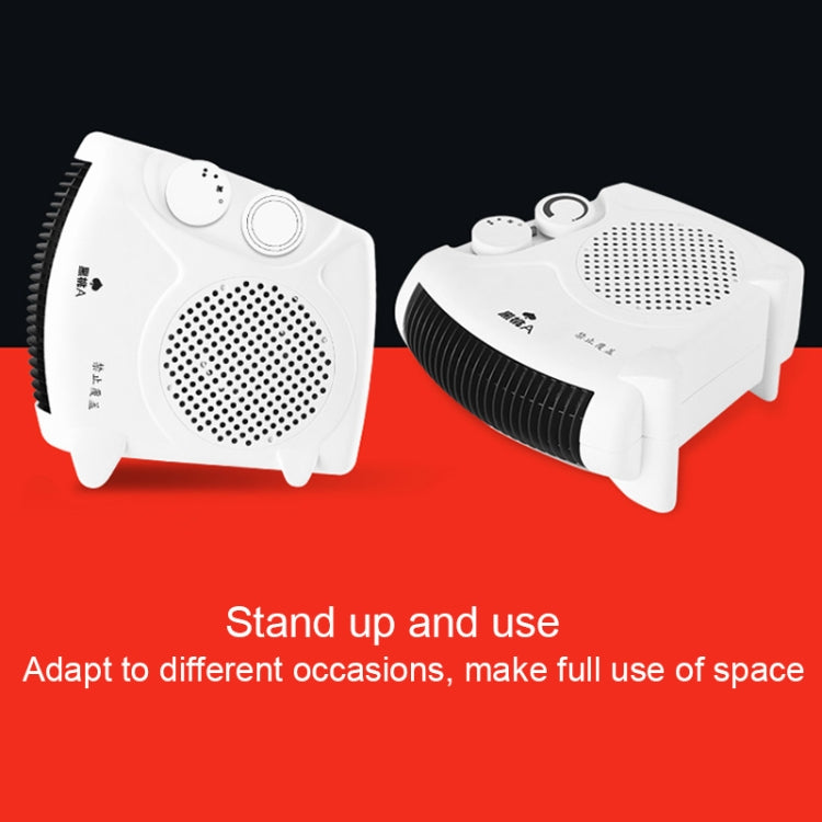 500-1000W Energy-saving Electric Fast Heating Warm Hand Small Air Conditioner Fan Heater with Three Gear for Office, Home, AC 220V US Plug