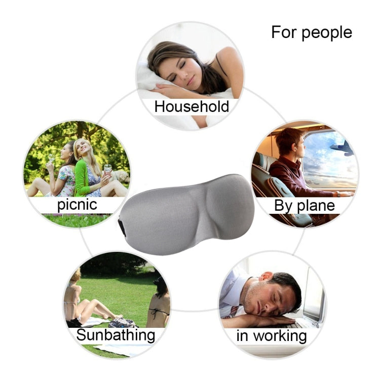 3D Portable Shading Sleep Rest Aid Cover Eye Patch Sleeping Mask Female Cute Eye Mask