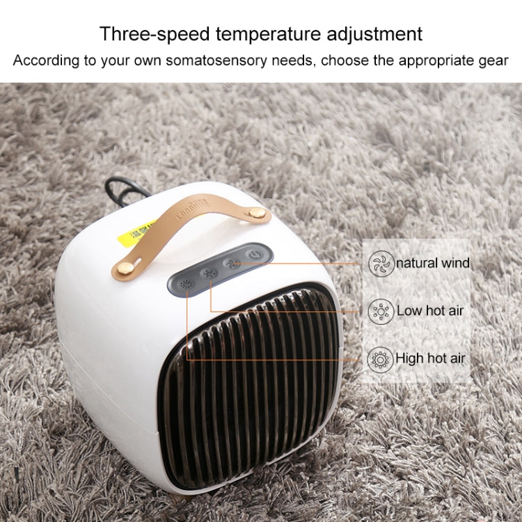 LORDNINO EP011V 850W Winter Retro Electric Fan Heater Desktop Household Radiator