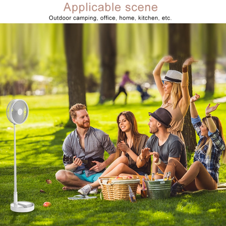 CYKE P9 USB Portable Folding Telescopic Vertical Desktop Integrated Multi-function Electric Fan, with 4 Speed Control