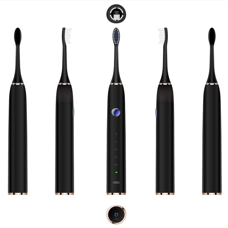 QYG Q1 IPX7 Waterproof 5 Modes Rechargeable Electric Sonic Toothbrush