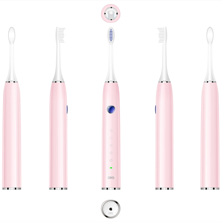 QYG Q1 IPX7 Waterproof 5 Modes Rechargeable Electric Sonic Toothbrush