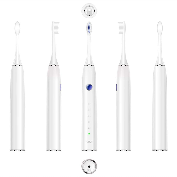 QYG Q1 IPX7 Waterproof 5 Modes Rechargeable Electric Sonic Toothbrush