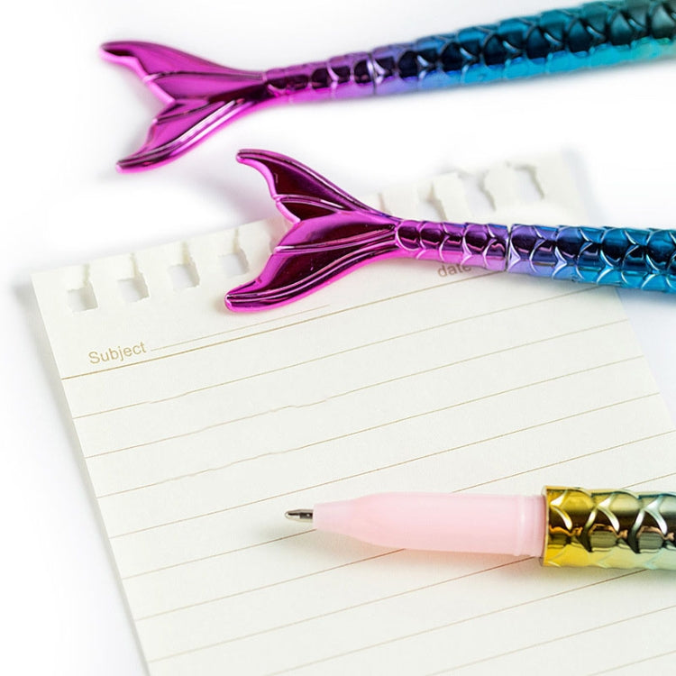 UV Gradient Mermaid Shape Gel Pen Writing Stationery for Kids Gift / Office School Supplies