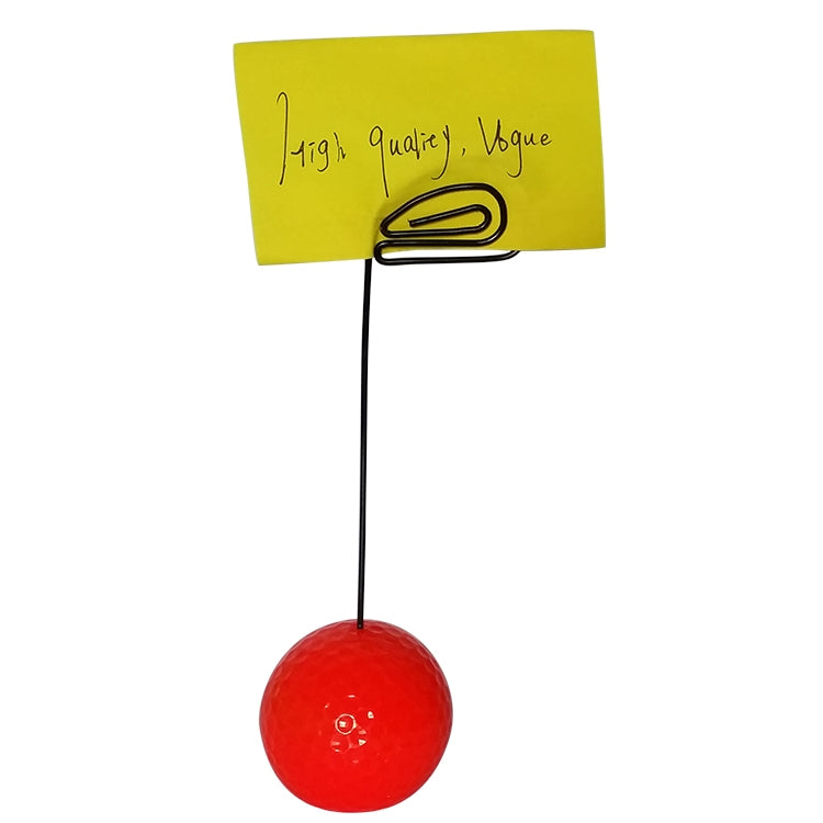 Golf Ball Note Clip, Color Random Delivery