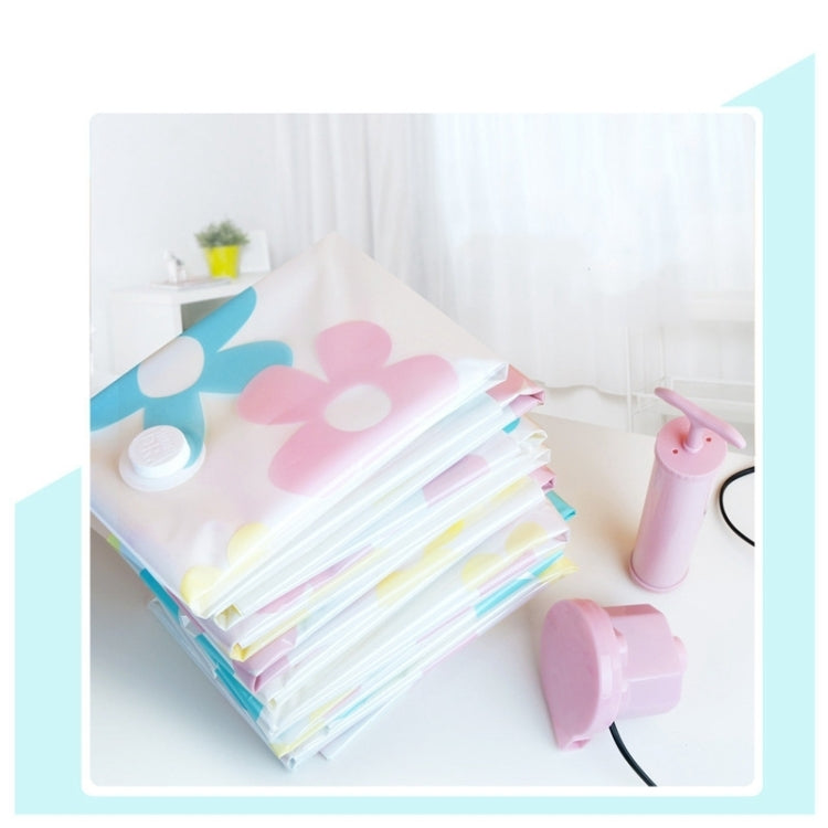 11 PCS Space Saving Sunflowers Pattern Vacuum Storage Bag, Thinken Quilts Clothing Vacuum Seal Storage Bag with a Hand Pump, Including: 3 PCS 80*100 cmï¼Œ2 PCS 60*80 cm, 3 PCS 50*70 cm, 2 PCS 40*60 cm