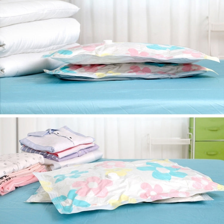 11 PCS Space Saving Sunflowers Pattern Vacuum Storage Bag, Thinken Quilts Clothing Vacuum Seal Storage Bag with a Hand Pump, Including: 3 PCS 80*100 cmï¼Œ2 PCS 60*80 cm, 3 PCS 50*70 cm, 2 PCS 40*60 cm