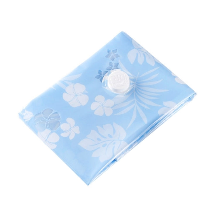 Space Saving Orchids Pattern Vacuum Storage Bag, Thinken Quilts Clothing Vacuum Seal Storage Bag, Size: 70*90 cm