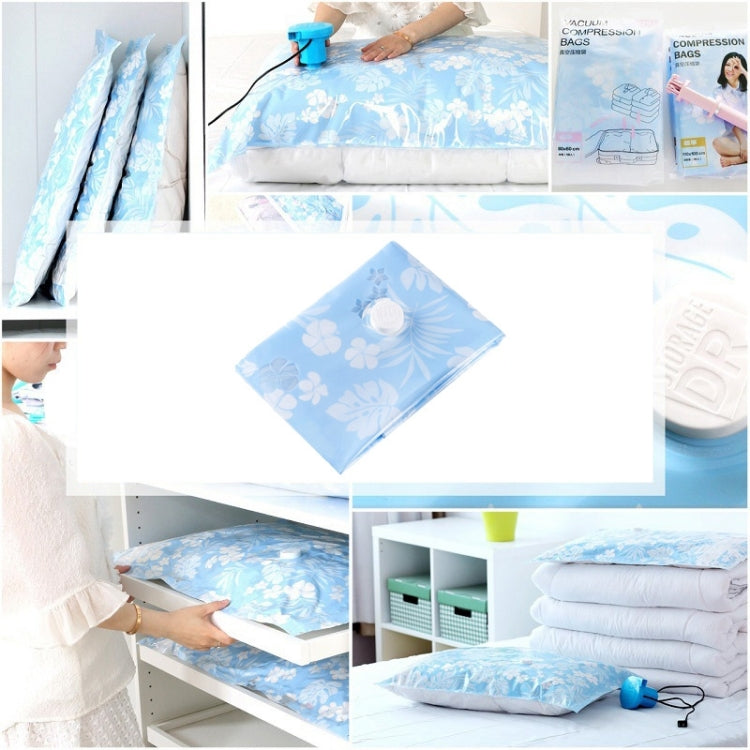Space Saving Orchids Pattern Handscrolls Storage Bag, Size: 40*60 cm