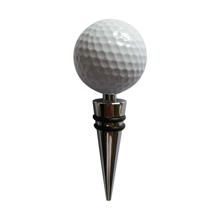 Golf + Tee Shape Red Wine Bottle Stopper, Size:11.5cm, Color Random Delivery