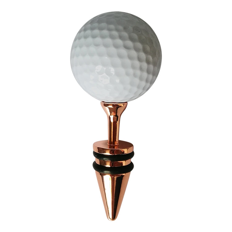 Golf + Tee Shape Red Wine Bottle Stopper, Size: 10 x 4.2cm