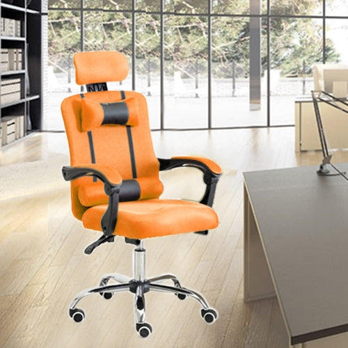 RC-10-1 Computer Chair Office Chair Home Esports Net Cloth Lifted Rotated Recliner Chair with Steel Feet