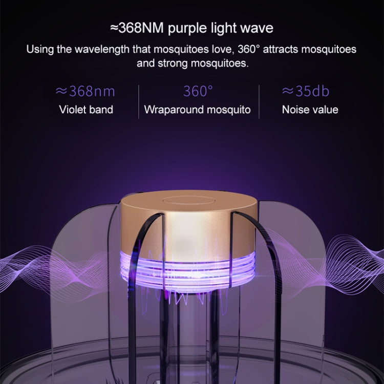 JOYROOM JR-CY270 Purple Light USB Charging Silent Sothing Mosquito Killer