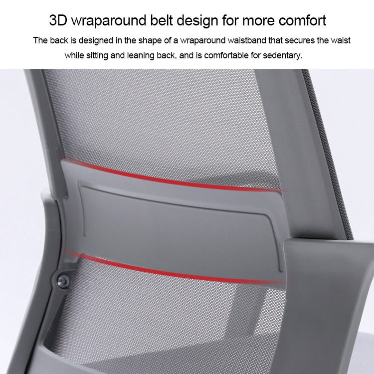 TO-329 Computer Chair Office Chair Home Back Chair Comfortable Simple Desk Chair Gray Frame Sliding Wheelchair (Green)