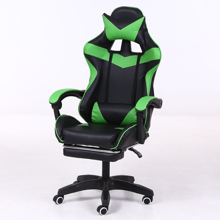 Computer Office Chair Home Gaming Chair Lifted Rotating Lounge Chair with Footrest / Aluminum Alloy Feet