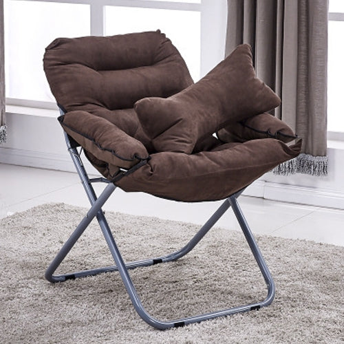Creative Lazy Folding Sofa Living Room Single Sofa Chair Tatami Lounge Chair with Pillow