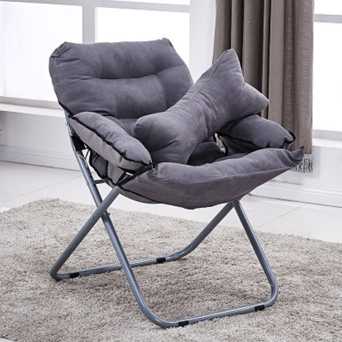 Creative Lazy Folding Sofa Living Room Single Sofa Chair Tatami Lounge Chair with Pillow