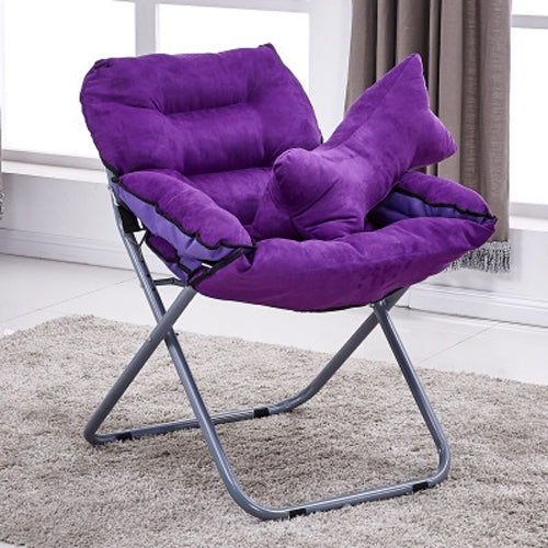Creative Lazy Folding Sofa Living Room Single Sofa Chair Tatami Lounge Chair with Pillow