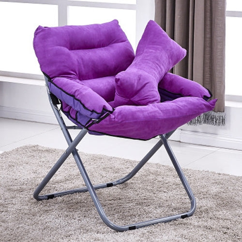 Creative Lazy Folding Sofa Living Room Single Sofa Chair Tatami Lounge Chair with Pillow