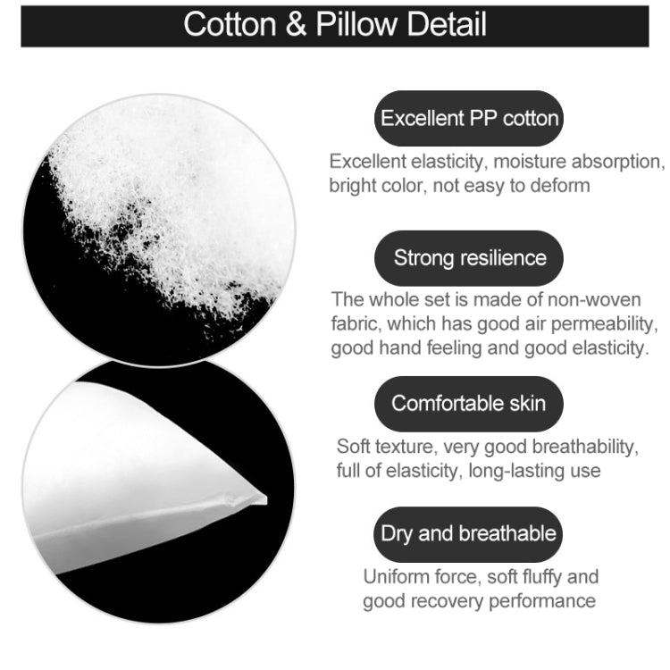 High Elastic PP Cotton Pillow Core Sofa Cushion Household Goods, Size: 50x50cm, Weight: 450g