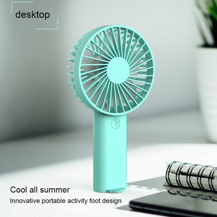 Lenuo Portable USB Charging Desktop Handheld Electric Fan, Support 3 Speed Control(White)