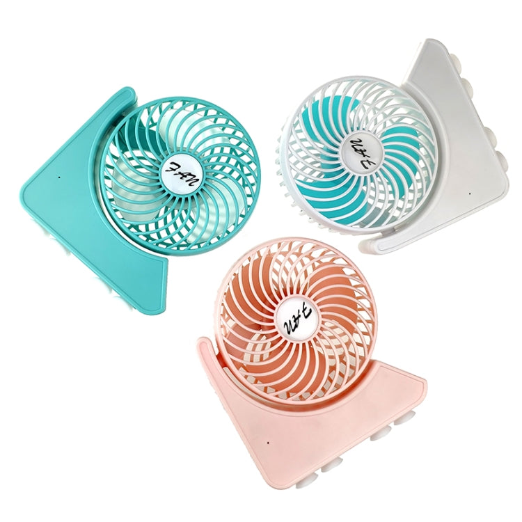 Multi-function 360 Degree Rotation Sucker Electric Fan, Support 3 Speed Control (Blue)