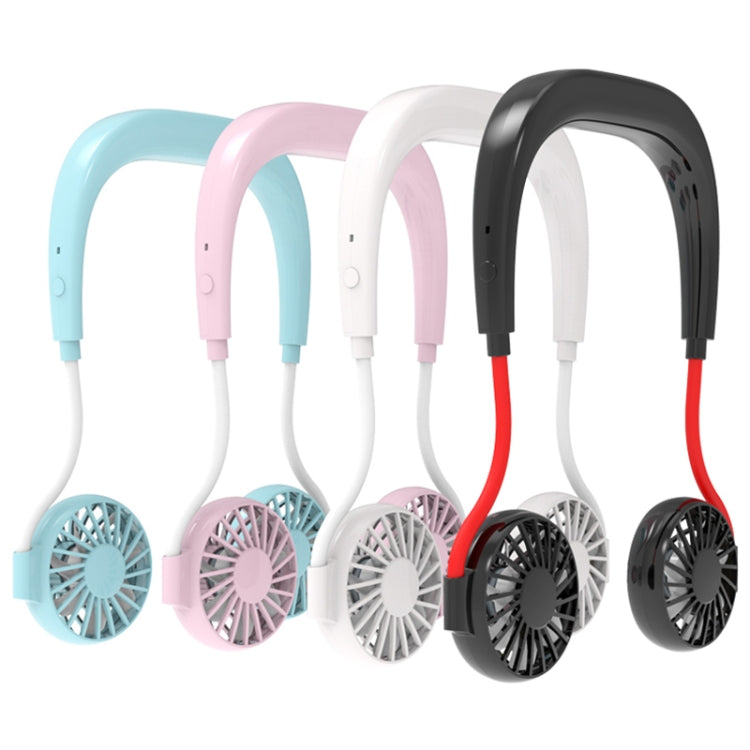LSHOW YJK039 0.3W-1.2W Portable USB Charging Sports Mini Hanging Neck Type Universal Adjustment Fan