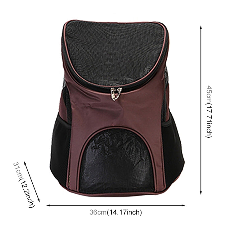 Portable Folding Nylon Breathable Pet Carrier Backpack, Size: 45 x 36 x 31cm
