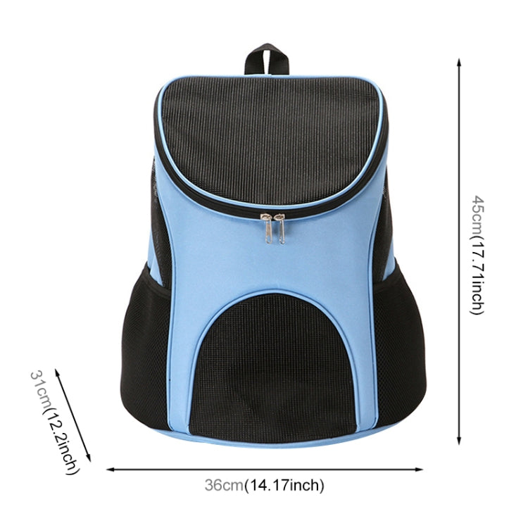 Portable Folding Nylon Breathable Pet Carrier Backpack, Size: 45 x 36 x 31cm