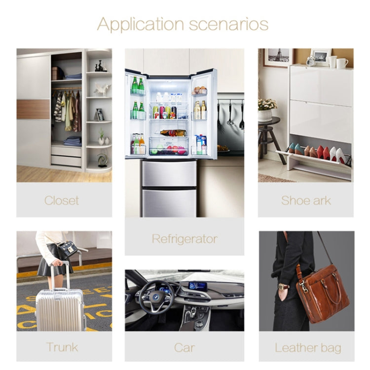 CWQ001 Mini Fresh USB Charging Air Purifier Ozone Sterilization Refrigerator Deodorizer, Standing Charger