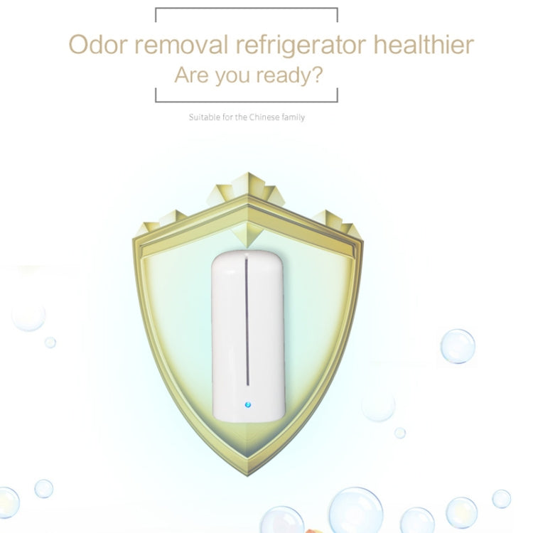 CWQ001 Mini Fresh USB Charging Air Purifier Ozone Sterilization Refrigerator Deodorizer, Standing Charger