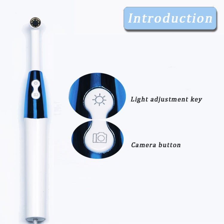 Y602 4.3 inch Portable Video USB Stomatoscope Dental Camera Mouth Mirror