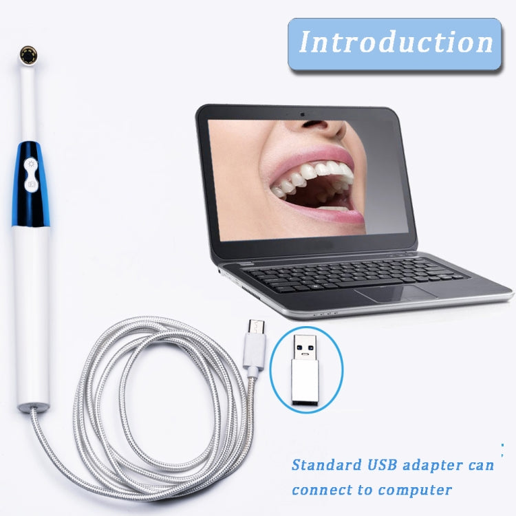 Y602 4.3 inch Portable Video USB Stomatoscope Dental Camera Mouth Mirror