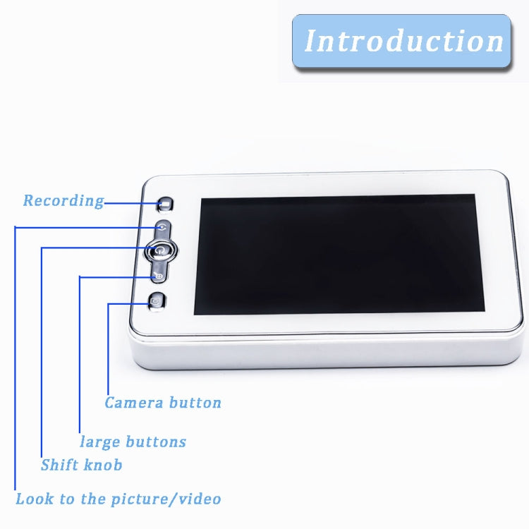 Y602 4.3 inch Portable Video USB Stomatoscope Dental Camera Mouth Mirror