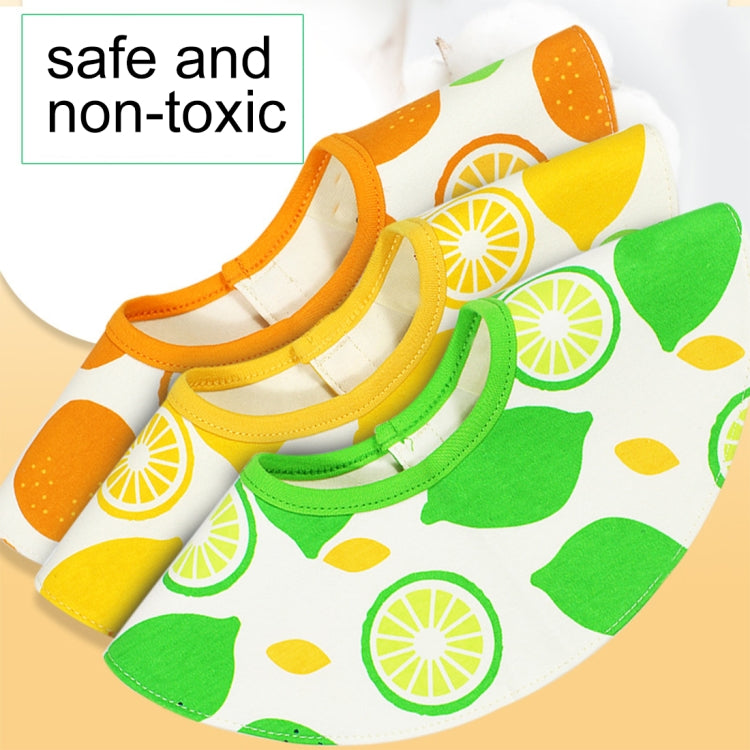 Balcherlam Baby 360 Degree Ratation Fruits Pattern Eating Bib, Size: 28*28cm, Random Style Delivery