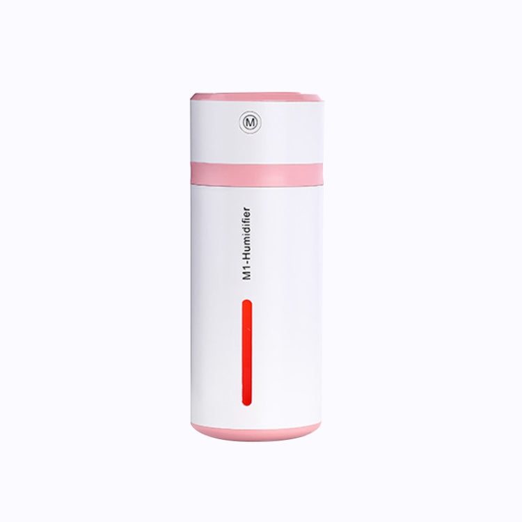 M1 2W USB Charging Portable Bottle Design Aromatherapy Humidifier with LED Colorful Light for Car / Home / Office, Water Tank Capacity: 240ml, DC 5V