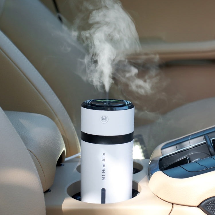 M1 2W USB Charging Portable Bottle Design Aromatherapy Humidifier with LED Colorful Light for Car / Home / Office, Water Tank Capacity: 240ml, DC 5V