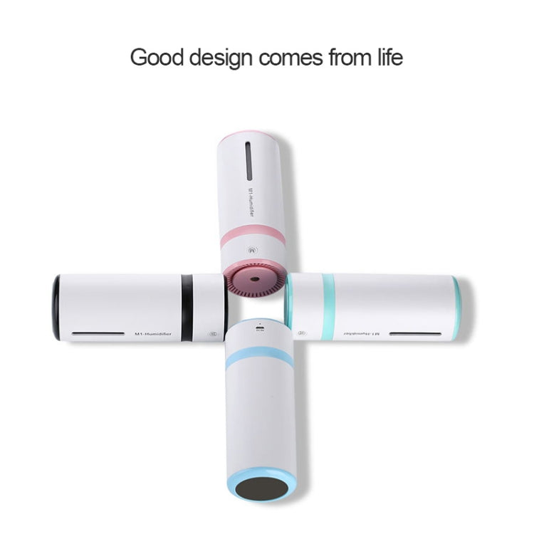 M1 2W USB Charging Portable Bottle Design Aromatherapy Humidifier with LED Colorful Light for Car / Home / Office, Water Tank Capacity: 240ml, DC 5V