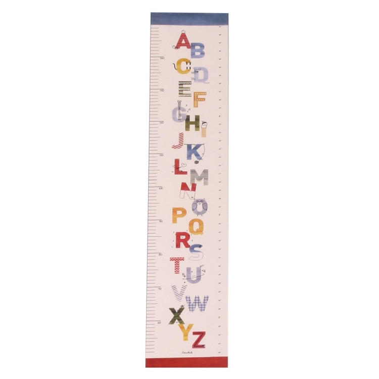 Letters Pattern Removable Folding Growth Charts Wall Sticker