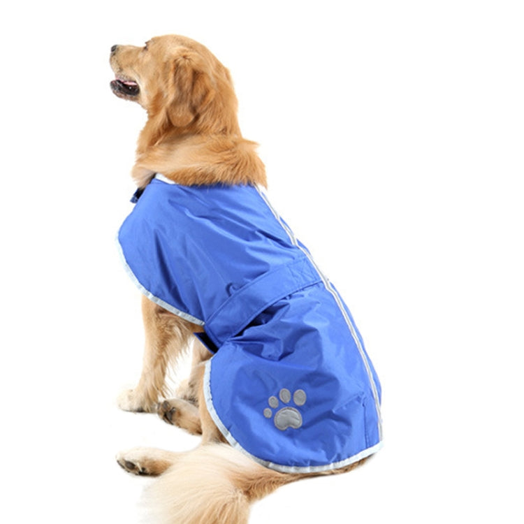 New Autumn and Winter Style Golden Retriever Labrador Huge Pet Dog Cotton Garment with Reflective Tape,Size: XL, Bust: 76-84cm, Neck: 47-52cm