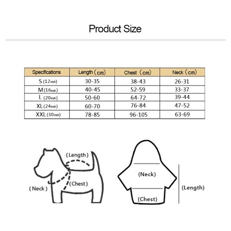 New Autumn and Winter Style Golden Retriever Labrador Huge Pet Dog Cotton Garment with Reflective Tape,Size: XL, Bust: 76-84cm, Neck: 47-52cm