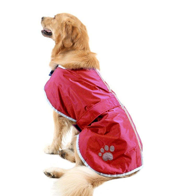 New Autumn and Winter Style Golden Retriever Labrador Huge Pet Dog Cotton Garment with Reflective Tape,Size: XL, Bust: 76-84cm, Neck: 47-52cm