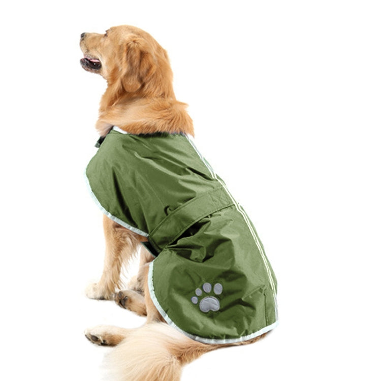 New Autumn and Winter Style Golden Retriever Labrador Huge Pet Dog Cotton Garment with Reflective Tape,Size: XXL, Bust: 96-105cm, Neck: 63-69cm