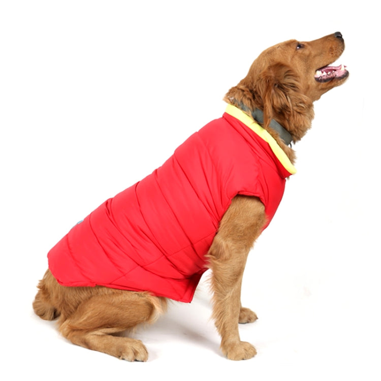 New Autumn and Winter Style Lovely Bone Pattern Pet Dog Reversible Cotton Garment Size:S, Bust: 38-43cm, Neck: 26-31cm