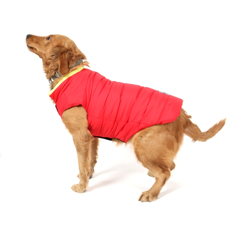 New Autumn and Winter Style Lovely Bone Pattern Pet Dog Reversible Cotton Garment Size: M, Bust: 52-59cm, Neck: 33-37cm